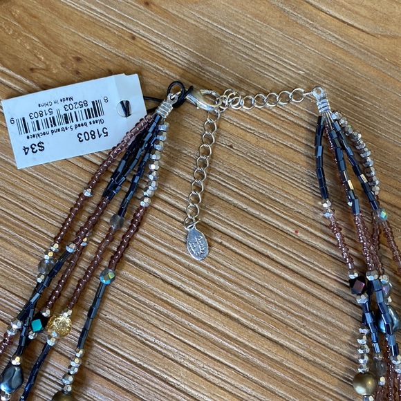 NWT Womens Cookie Lee Multi Strand Necklace - Picture 6 of 8